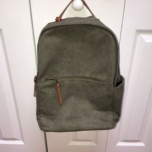 Universal Thread Canvas Olive Green Backpack